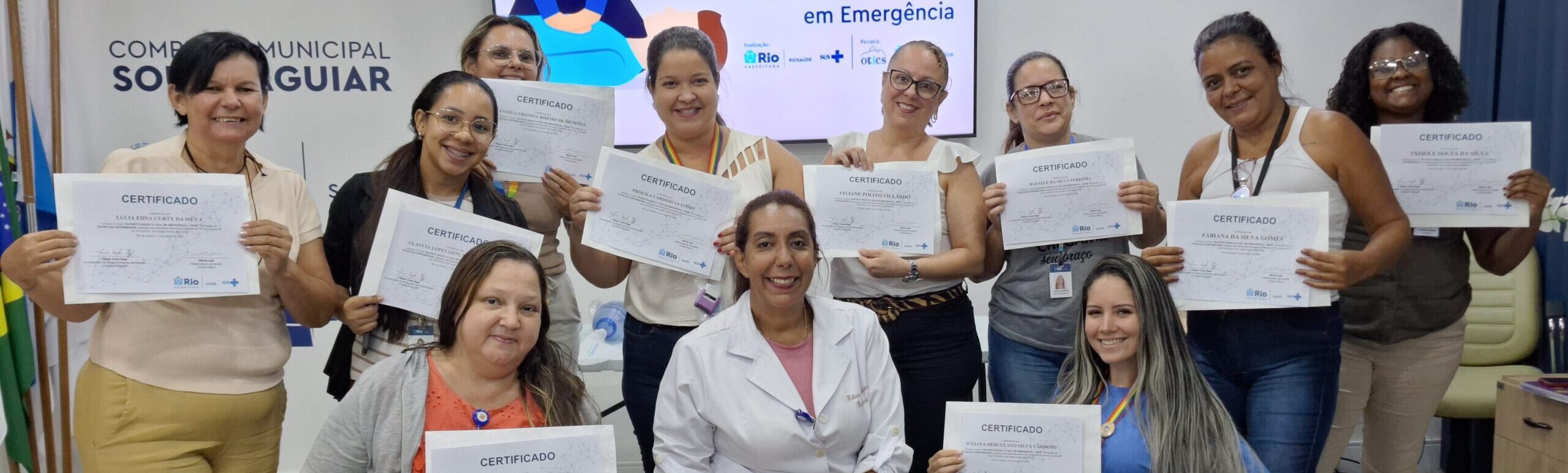 24ª Turma do Curso Suporte Básico à Vida em Emergências no Souza Aguiar