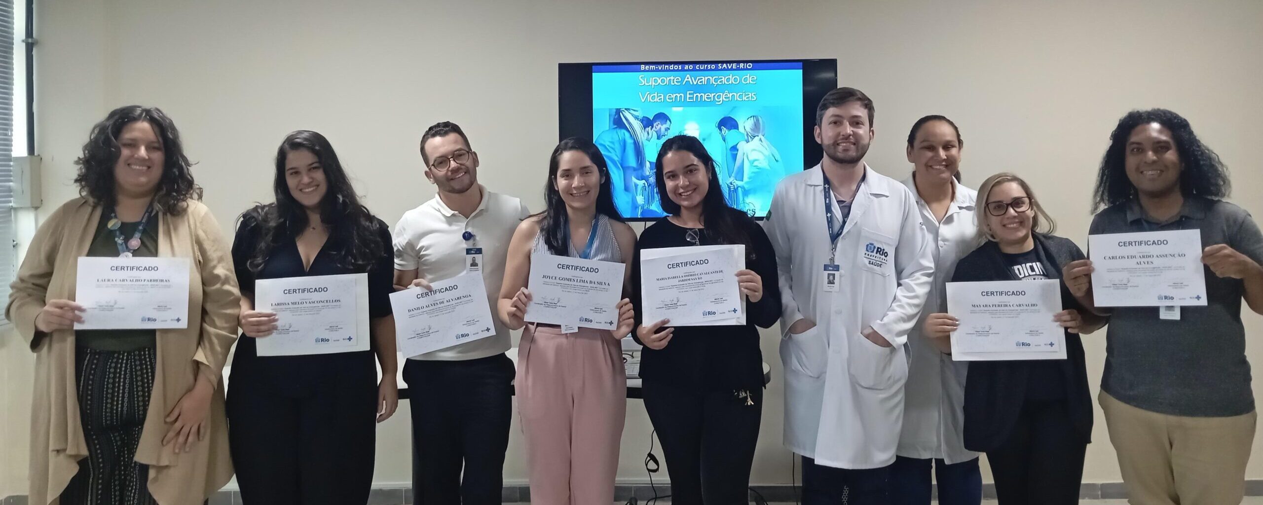 14ª turma do SAVE-RIO aconteceu no Hospital do Andaraí