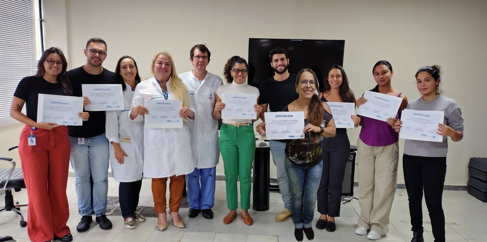 3ª turma do Curso de Manejo de Vias Aéreas, incluindo as de difícil acesso realizada na Estação OTICS-Rio Andaraí.