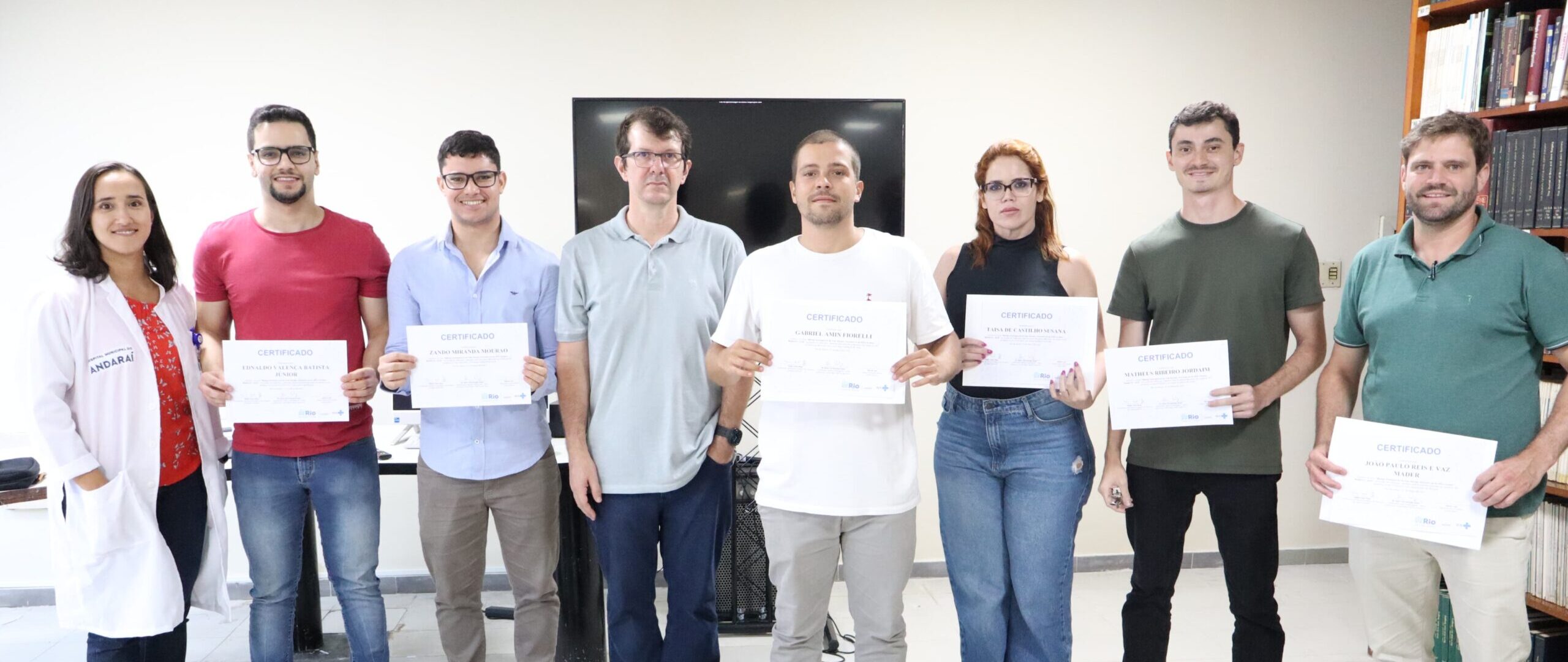 1ª turma do Curso de Manejo de Vias Aéreas, incluindo as de difícil acesso realizada na Estação OTICS-Rio Andaraí