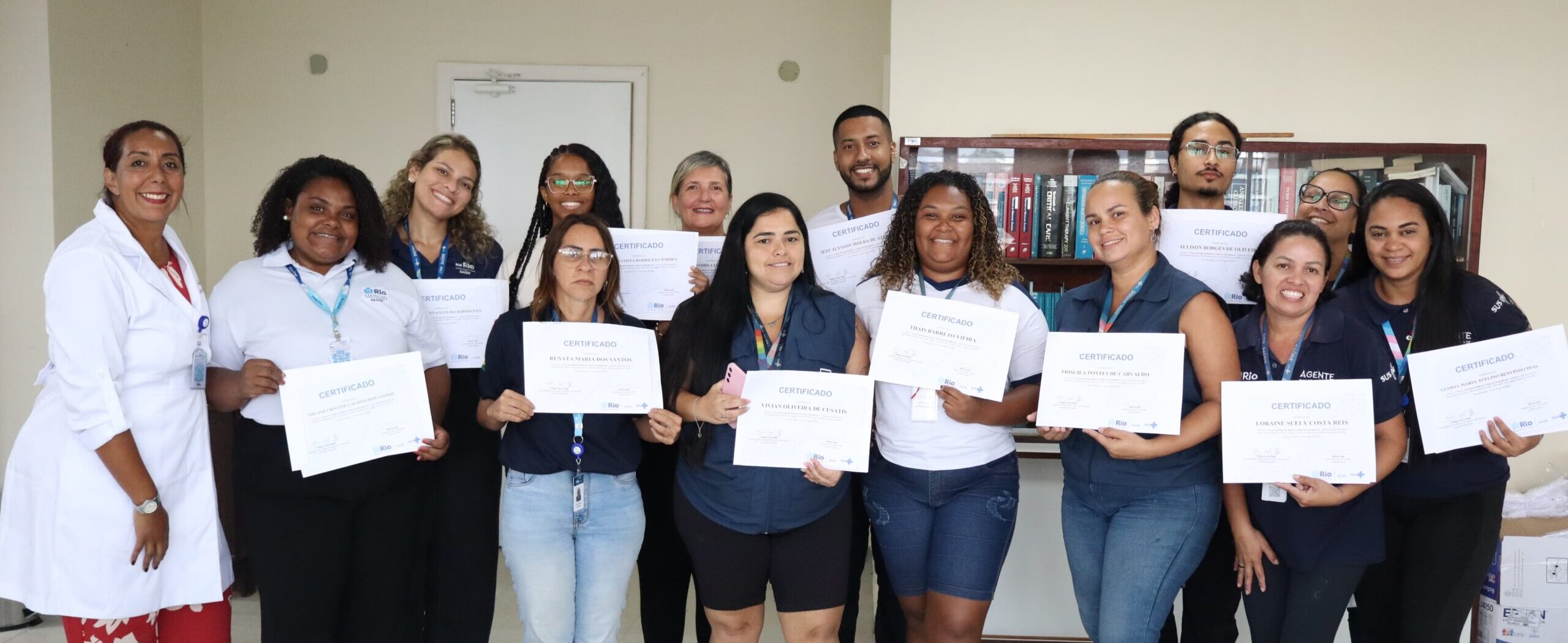 15ª turma do Suporte Básico à Vida em Emergências no Andaraí