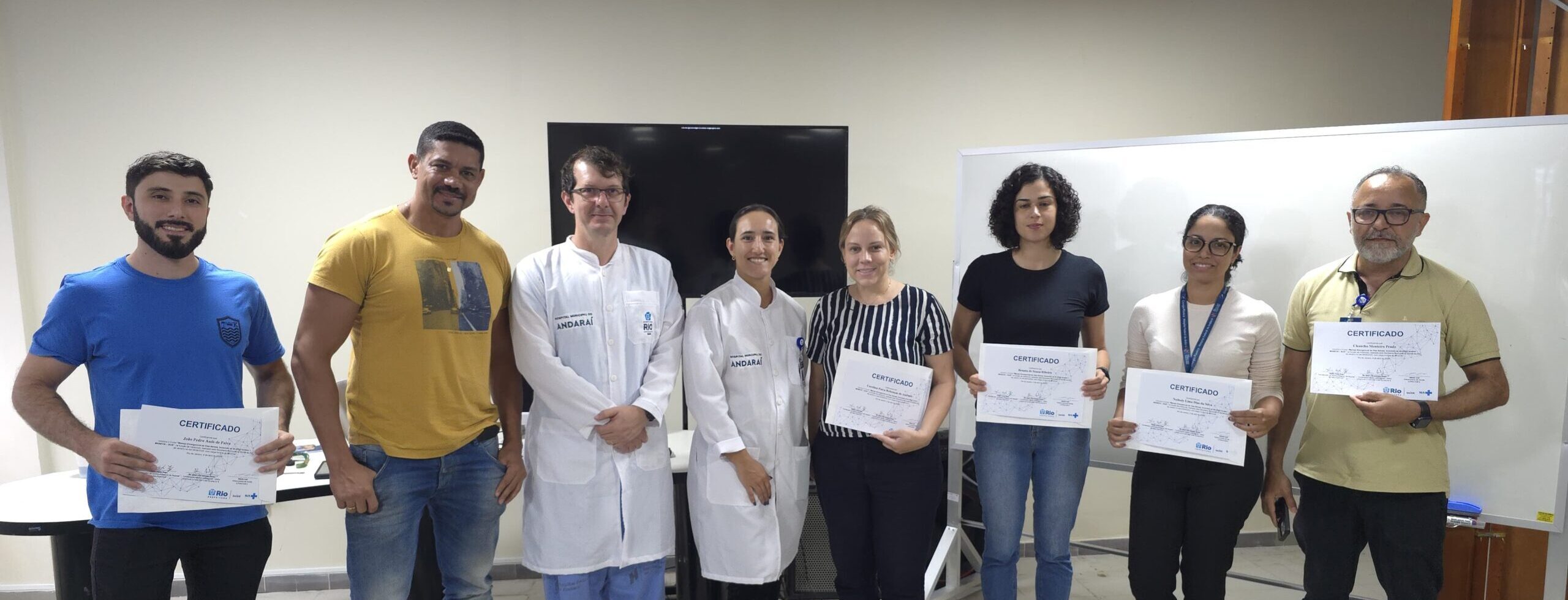 5ª turma do Curso de Manejo de Vias Aéreas, incluindo as de difícil acesso realizada na Estação OTICS-Rio Andaraí