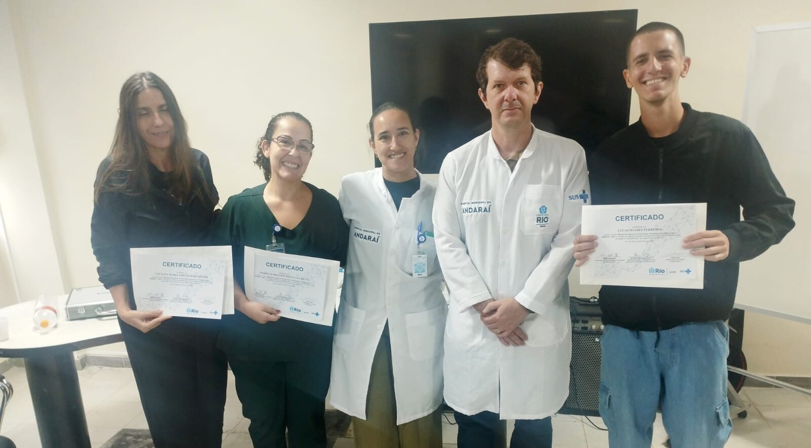 6ª turma do Curso de Manejo de Vias Aéreas, incluindo as de difícil acesso realizada na Estação OTICS-Rio Andaraí