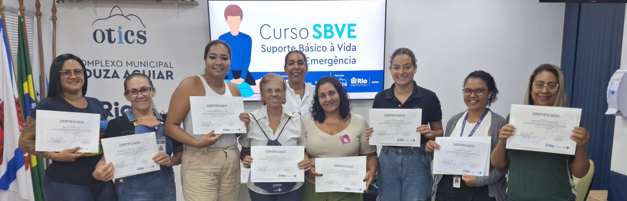 28ª Turma do Curso de Suporte Básico à Vida em Emergências no Souza Aguiar