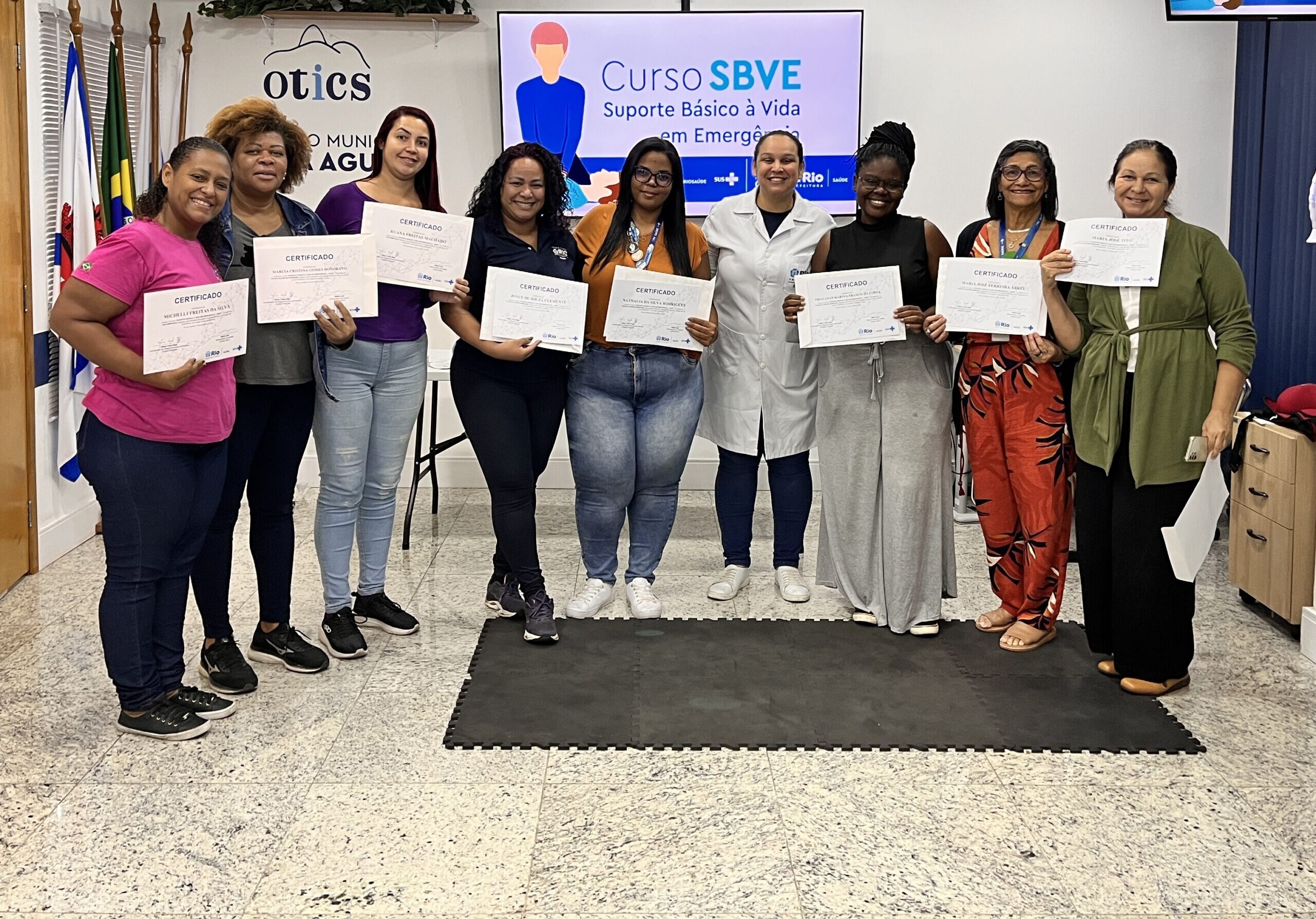 48ª Turma do Curso Suporte Básico à Vida em Emergências no Souza Aguiar