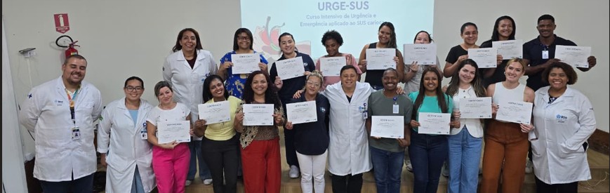 22ª Turma do Curso Intensivo de Urgência e Emergência Aplicado ao SUS Carioca – URGE-SUS no Hospital Rocha Faria