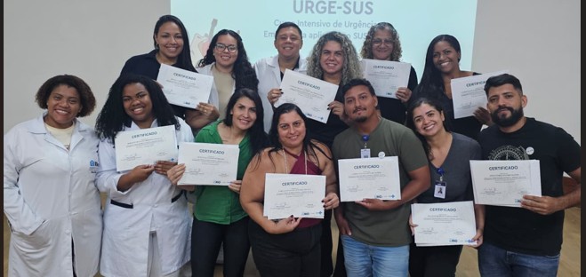 23ª Turma do Curso Intensivo de Urgência e Emergência Aplicado ao SUS Carioca – URGE-SUS no Hospital Rocha Faria