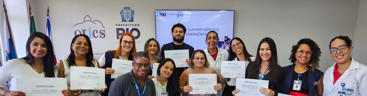 23ª turma do Curso de Suporte Básico à Vida em Emergência (SBVE) na OTICS Lourenço Jorge
