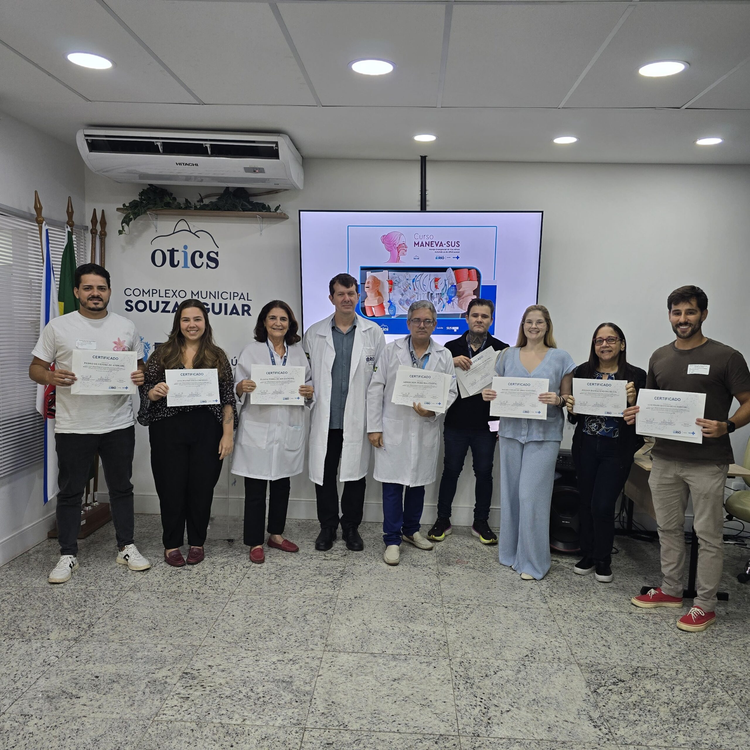 7ª Turma do MANEVA no Hospital Municipal Souza Aguiar