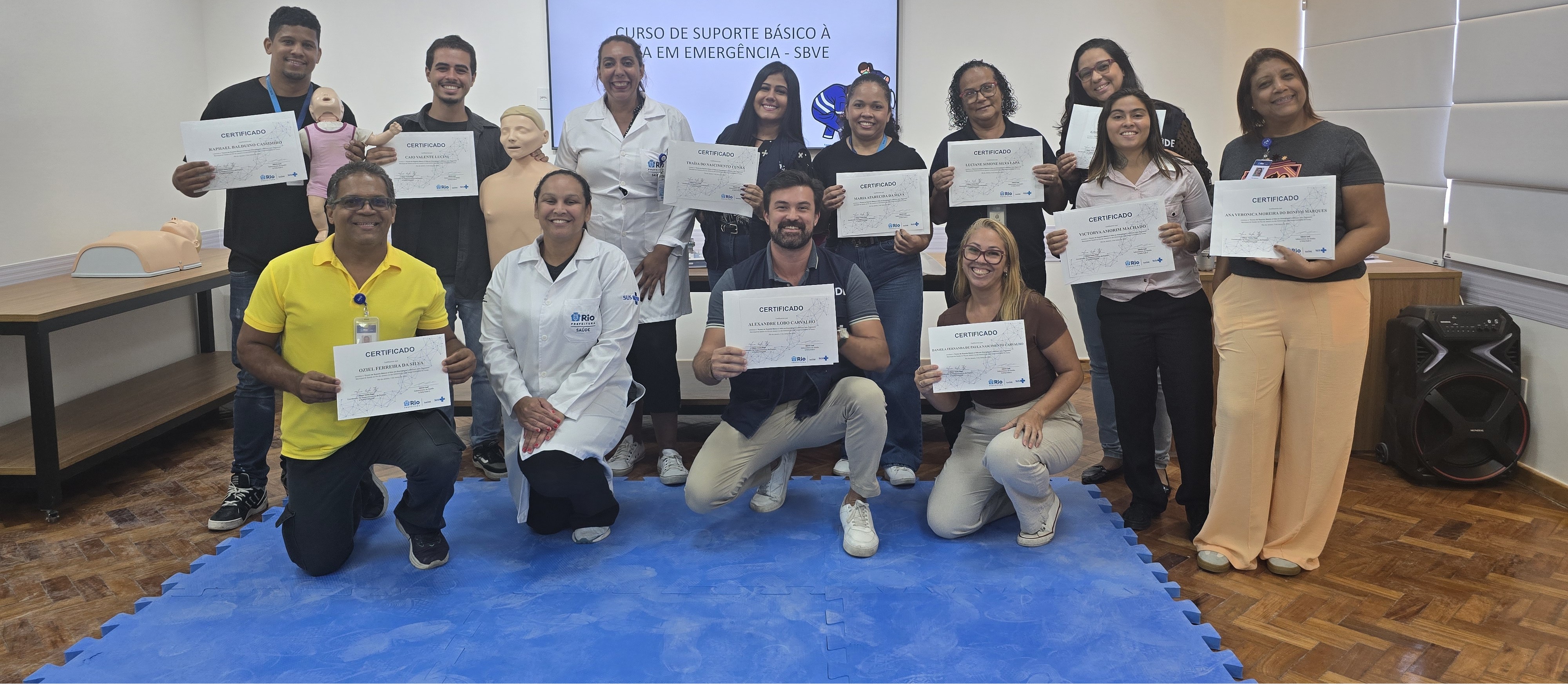 28ª Turma do Curso de Suporte Básico à Vida em Emergências no Hospital do Andaraí