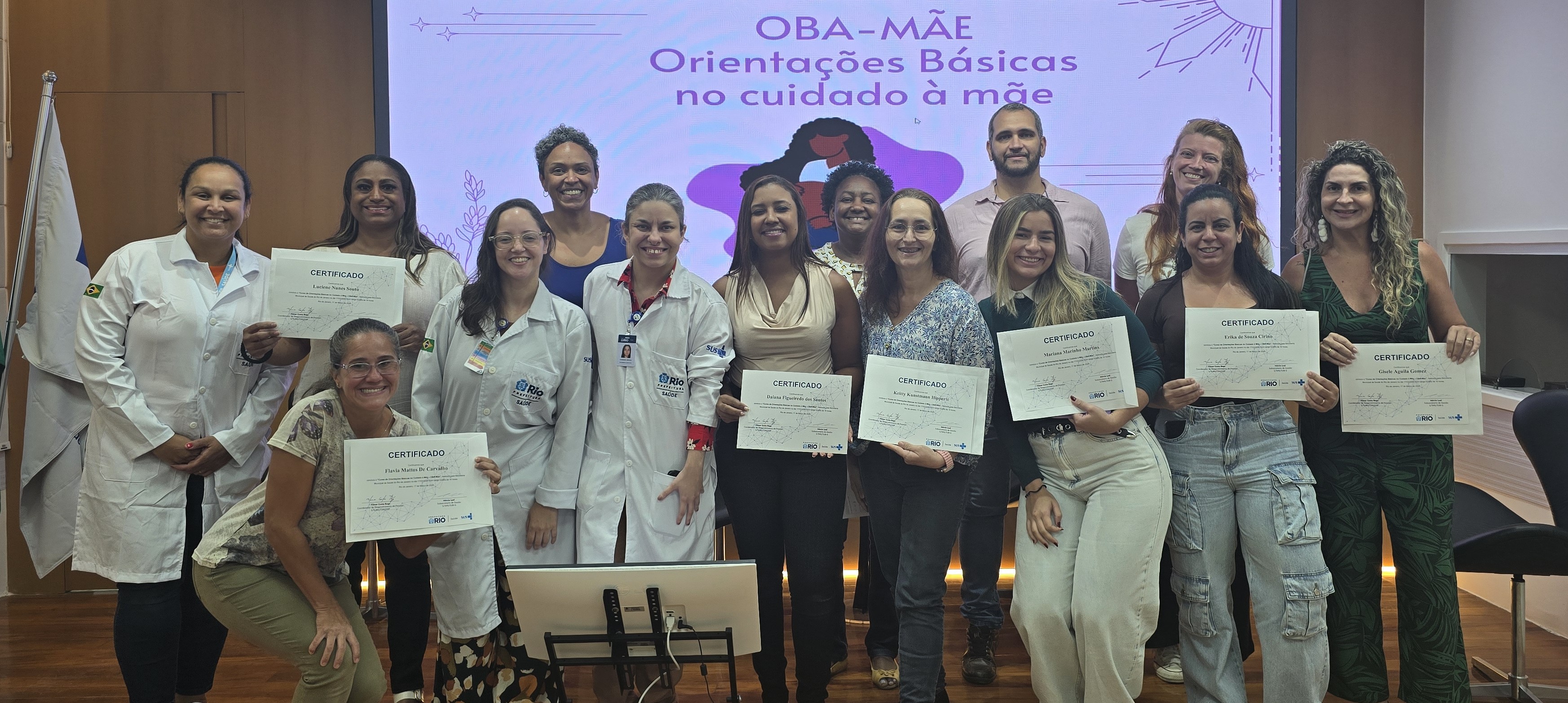 7ª Turma do Curso de Orientações Básicas no Cuidado à Mãe (OBA-Mãe) na OTICS Andaraí